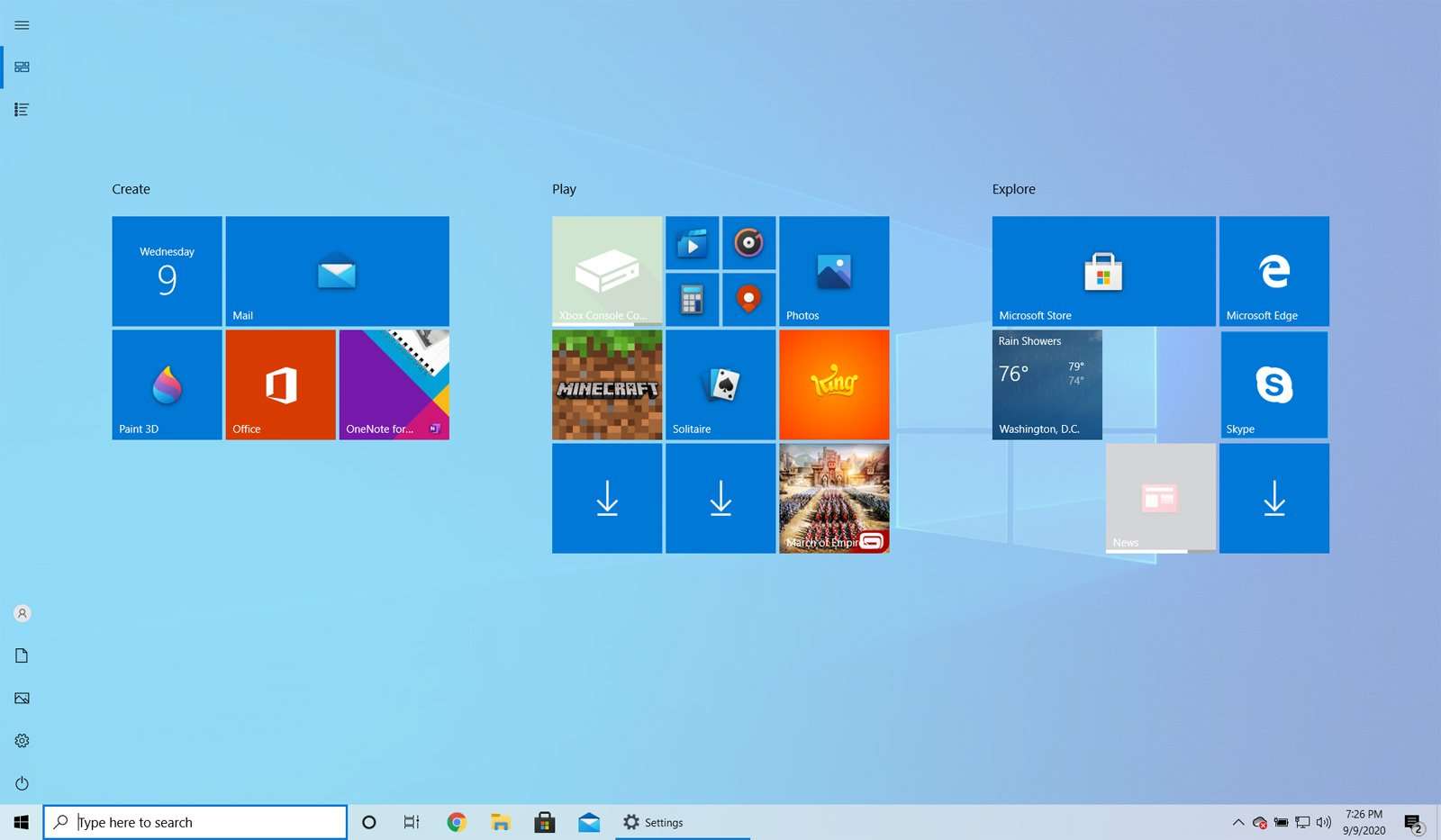 Windows 10’da Başlat menüsü tam ekran nasıl yapılır