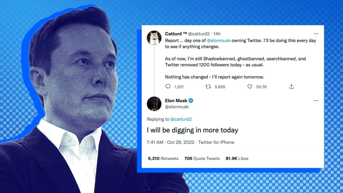 Elon Musk’ın Twitter başkanı olarak ilk günü tamamen sağcı hesaplara yardım etmekle ilgiliydi.
