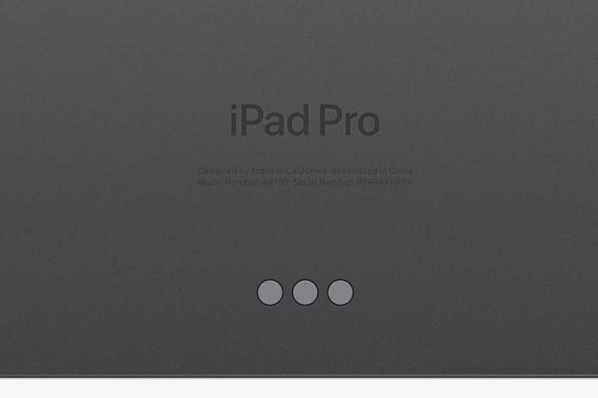 iPad Pro 2022 etiketi