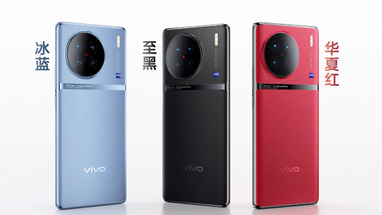 Vivo X90 renk grupları