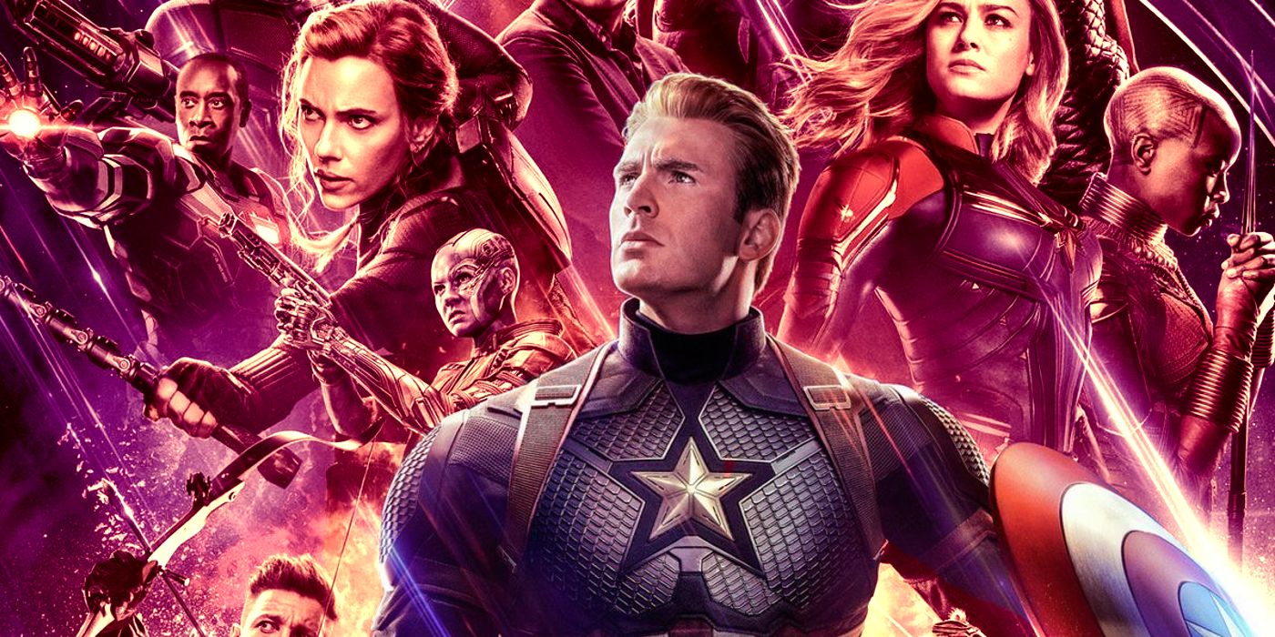 Steve Rogers Captain America ile Avengers Endgame Posteri Vurgulandı