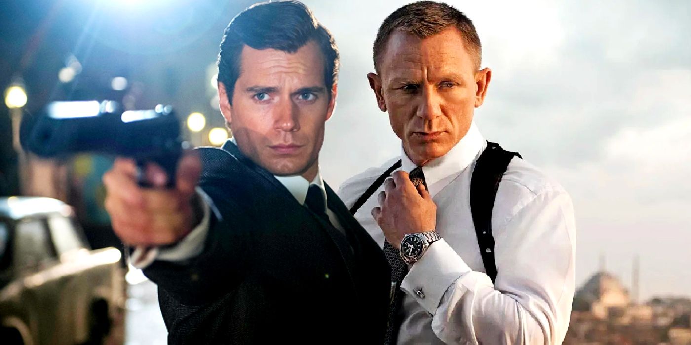 Henry Cavill ve Daniel Craig'in James Bond rolündeki özel görüntüsü.