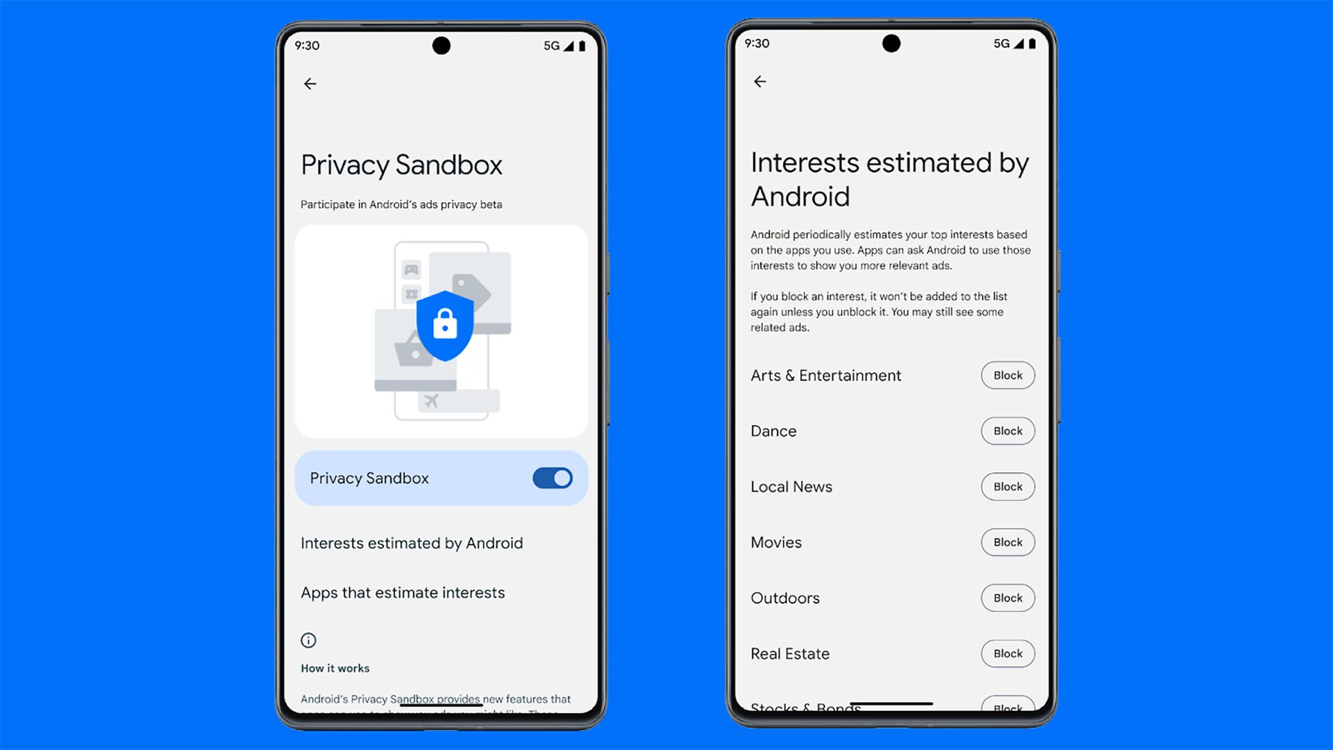 Android Privacy Sandbox beta şimdi kullanıma sunuluyor