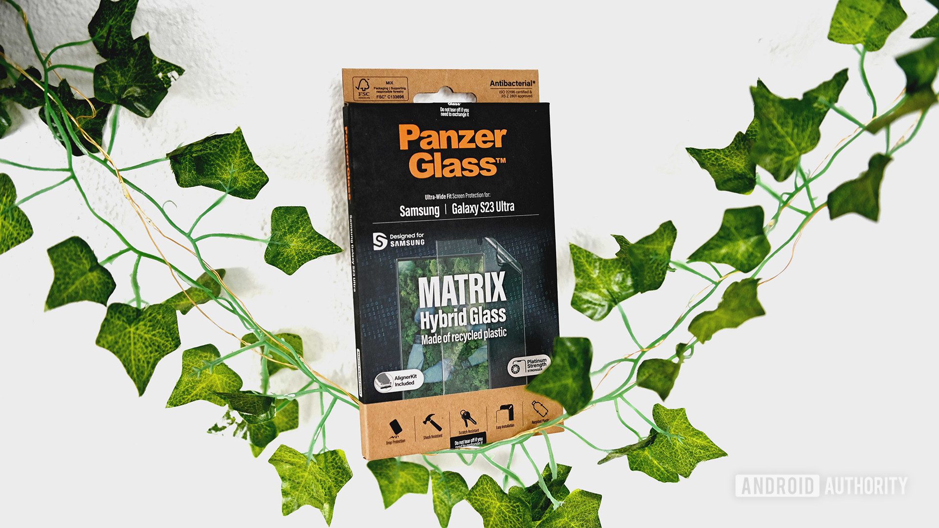 Panzer Glass %100 geri dönüştürülmüş plastik ekran koruyuculara sahiptir