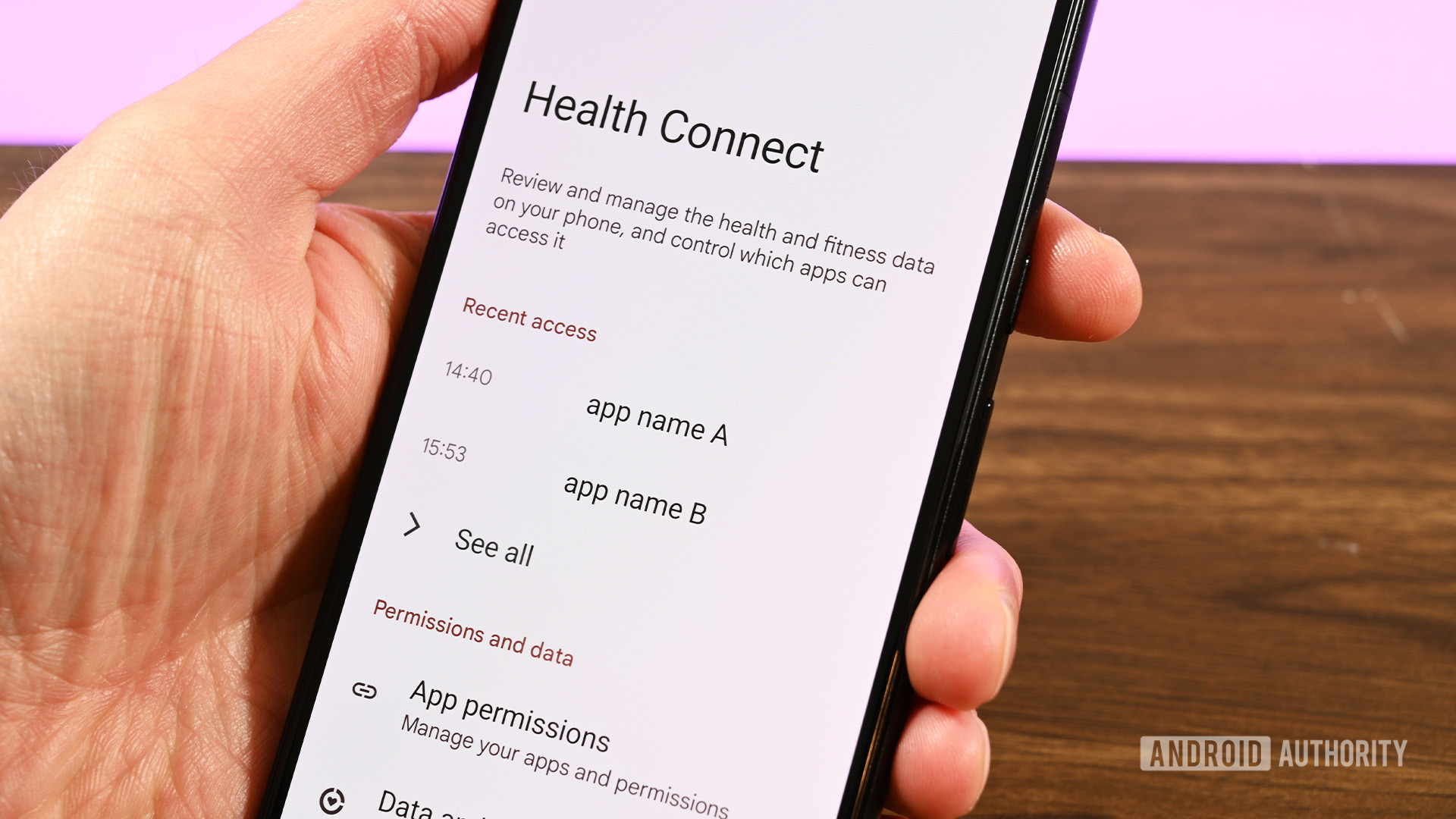 Android 14 Sağlık Bağlantısı