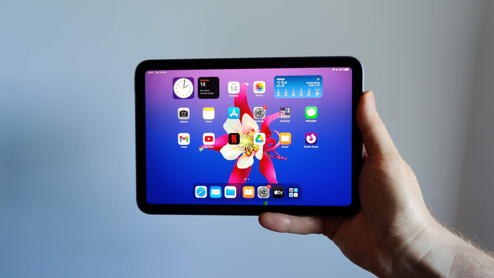 Elinizde iPad Mini 2021 manzarası