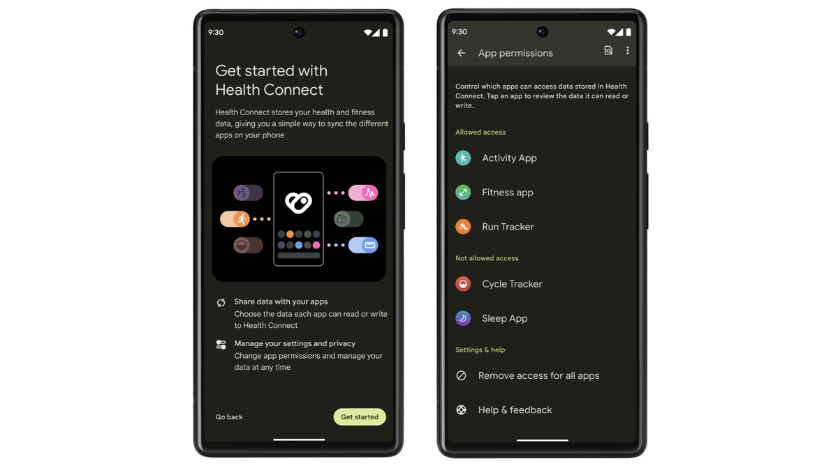 Android 14 Beta 2 Sağlık Bağlantısı