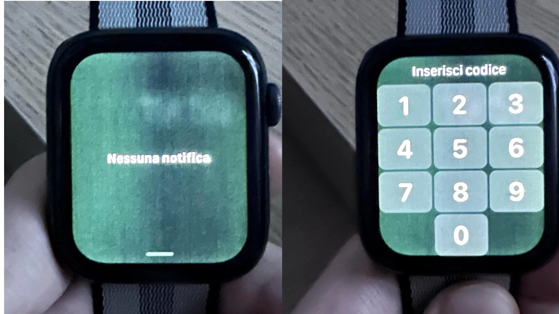 Apple Watch ekranındaki yeşil renk tonu?  Yalnız değilsin