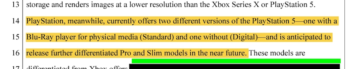 MS ve FTC'de PS5 Pro ve PS5 Slim'ten bahsediliyor