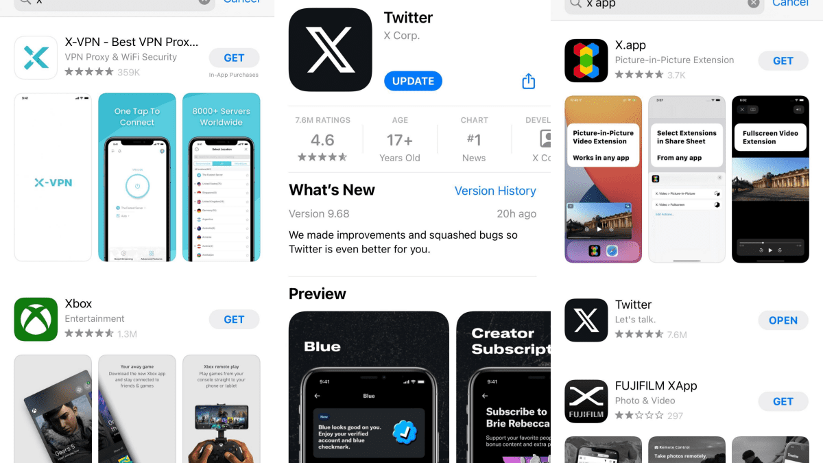 Apple, Twitter’ın App Store’da X olarak yeniden markalaşmasına izin vermiyor
