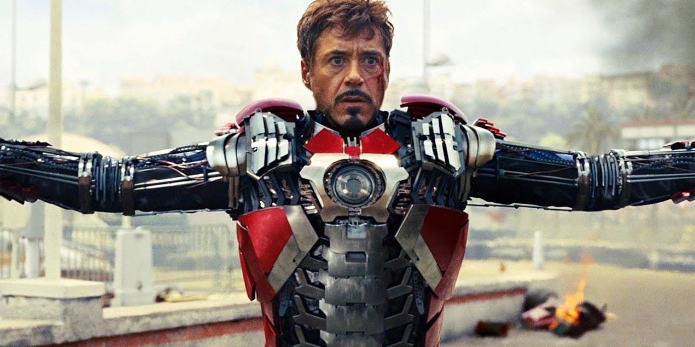 Tony Stark Iron Man 2 Kostüm Sahnesi Monaco