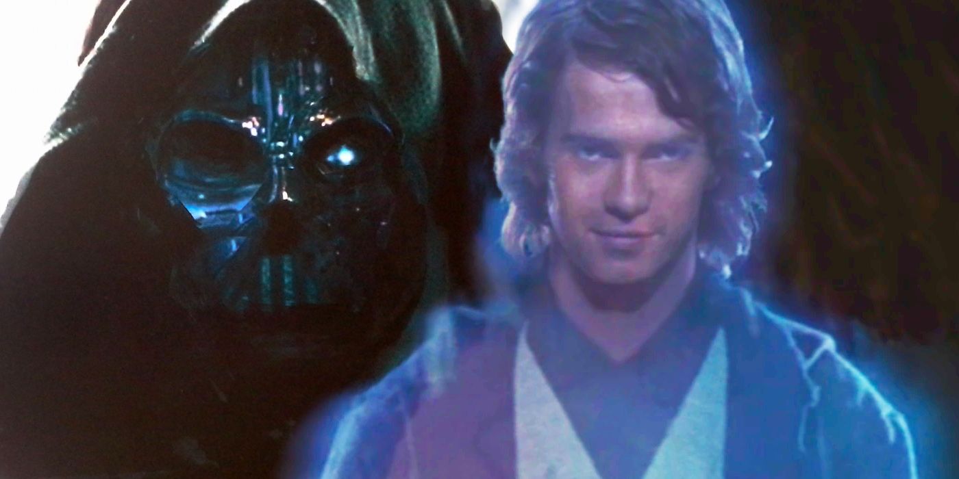 Anakin Skywalker'ın Star Star Konsept Sanatındaki Vader Force Ghost'u