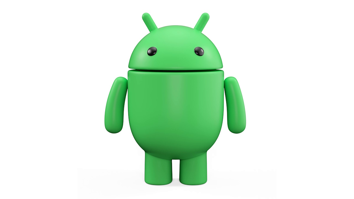 Yeni Android bugdroid logosu 3D
