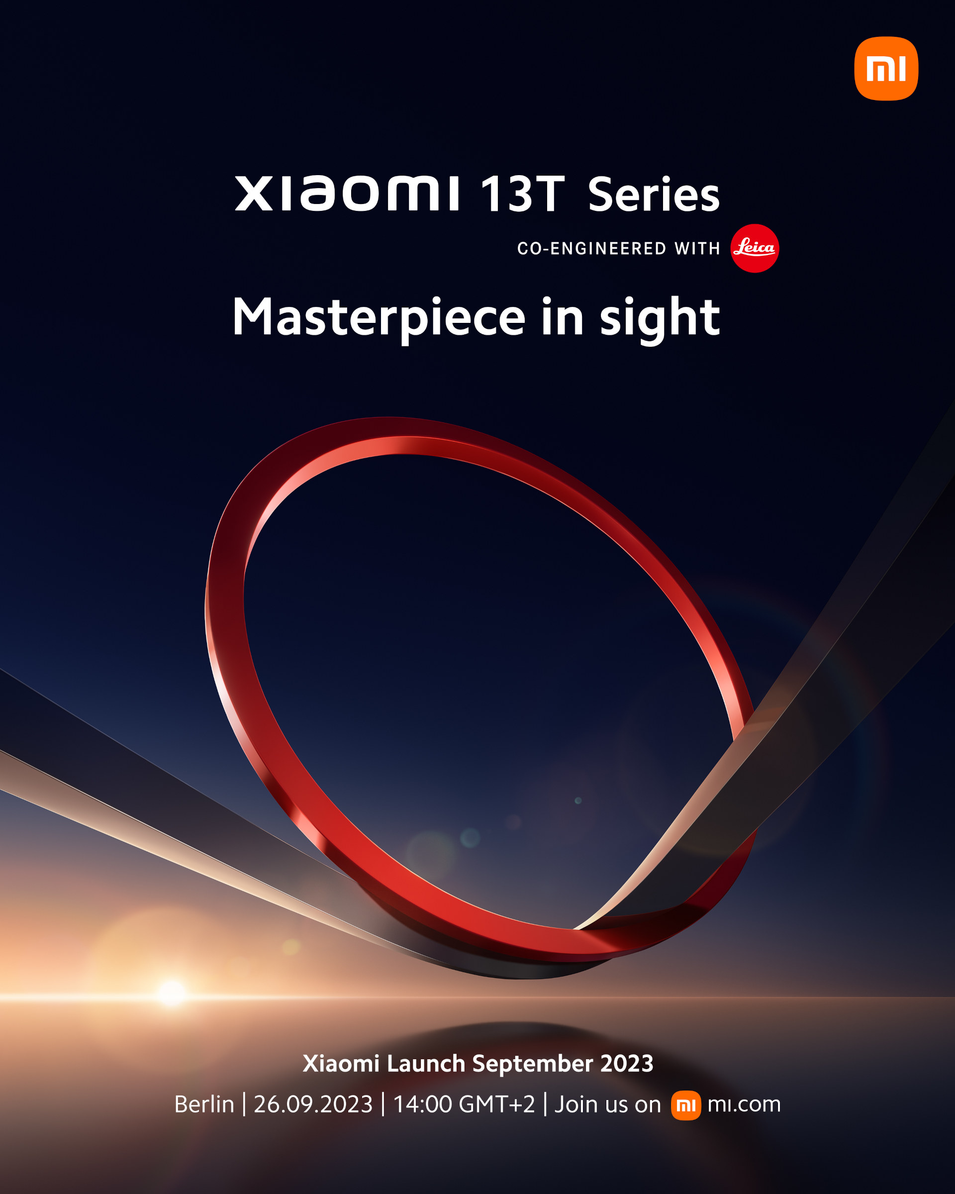 Xiaomi 13T serisinin küresel lansman posteri yeniden boyutlandırıldı