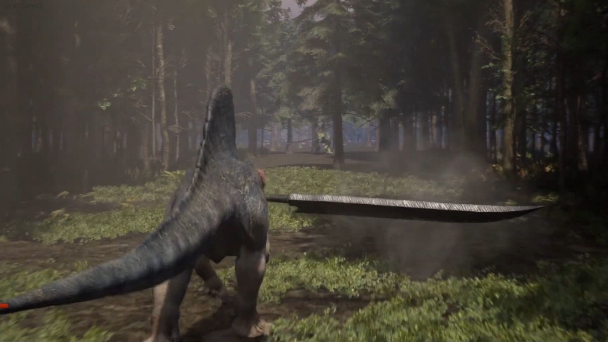 Dino-Sword, Buster kılıcıyla 1v1 dinozorlara izin veriyor