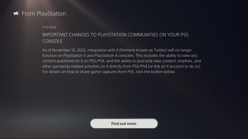 PlayStation Twitter/X Entegrasyonunu Gelecek Hafta Sonlandırıyor
