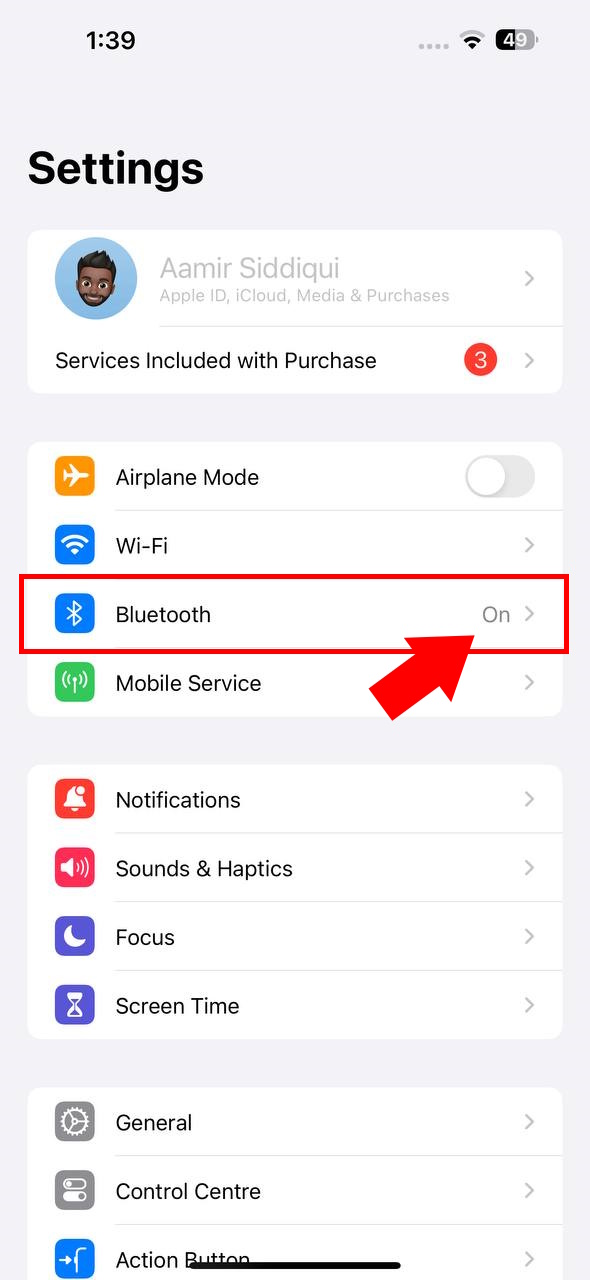 iOS Bluetooth nasıl kapatılır 1 1