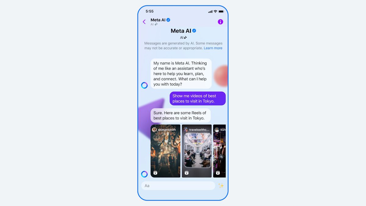 Artık WhatsApp, Messenger ve Instagram’da AI ile konuşabilirsiniz