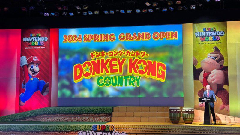 Super Nintendo World’ün Donkey Kong Country’si 2024 Baharında Japonya Universal Stüdyolarında Açılıyor