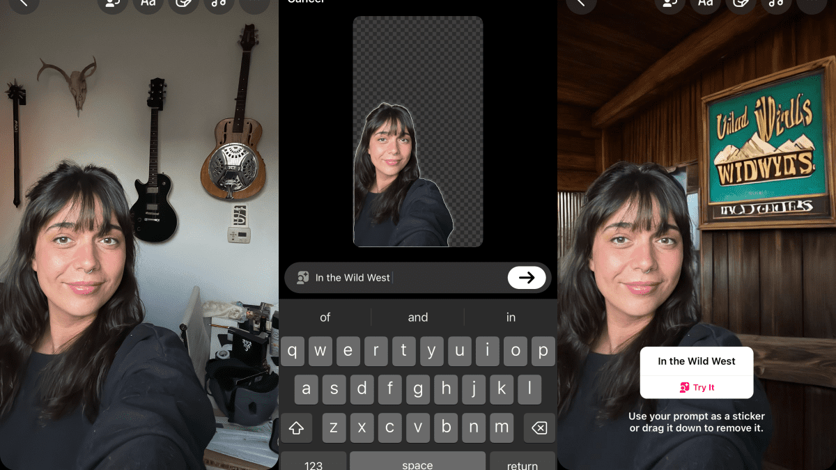 Instagram’ın yeni özelliği Backdrop, sizi istediğiniz yere yerleştirmek için yapay zekayı kullanıyor