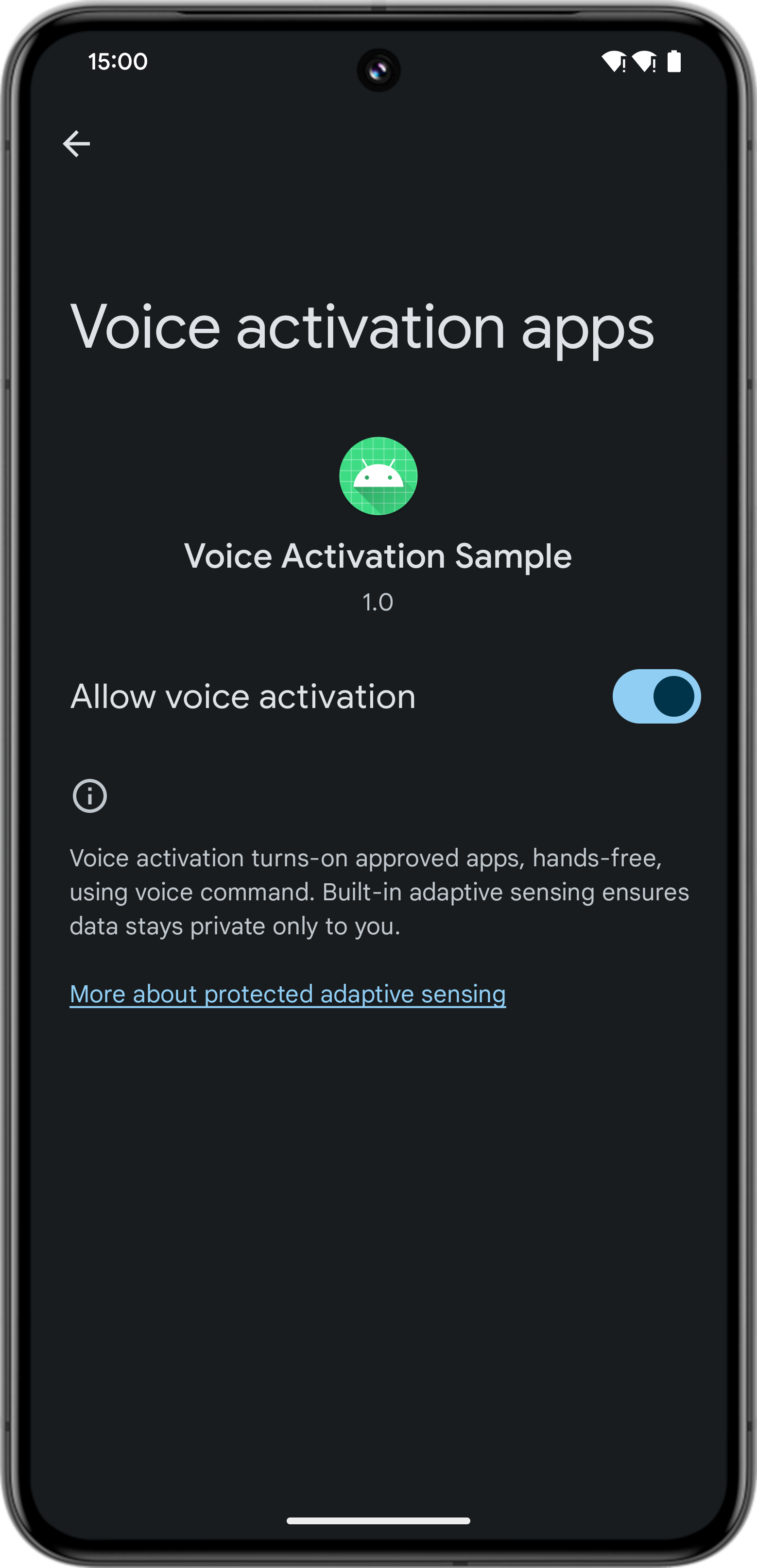 Android 15 Ses Aktivasyon Uygulamaları