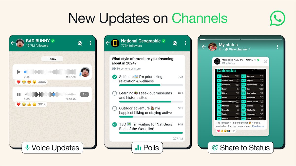 WhatsApp’ın en son güncellemesi Kanalları daha kullanışlı hale getiriyor