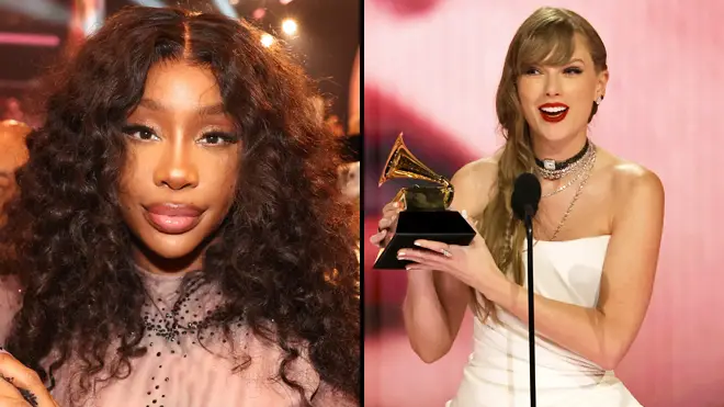 SZA, Grammy'de Taylor Swift yerine Yılın Albümü ödülünü alması gerektiğini söyleyen insanlara tepki gösteriyor