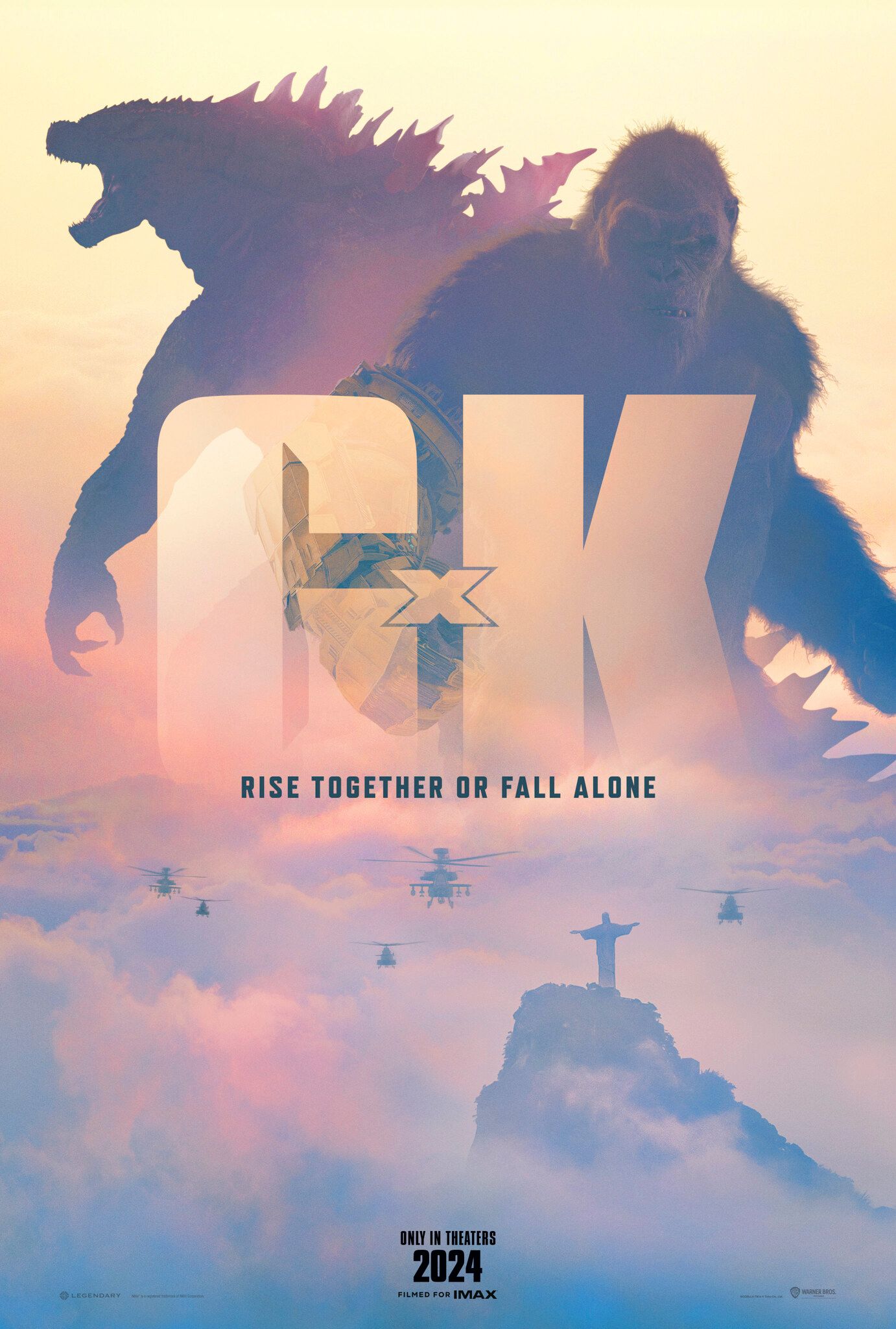 Godzilla x Kong - Yeni İmparatorluk Posteri