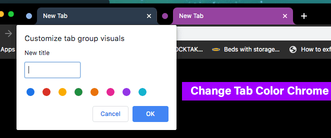 Chrome’da Sekme Rengi Nasıl Değiştirilir